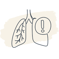 Illustration of lungs