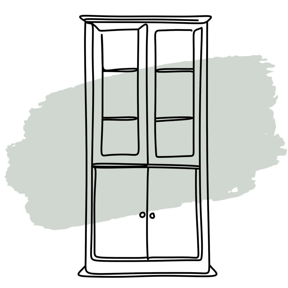 Illustration of a store cupboard