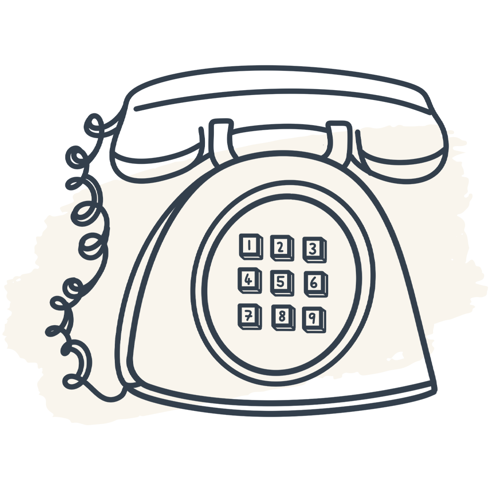 Illustration of a telephone